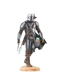 Star Wars The Mandalorian Premier Collection 1/7 The Mandalorian Con The Bambino 25 Cm Gentle Giant