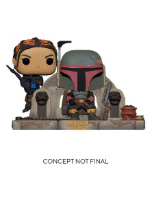 The Mandalorian Pop Moment! Vinile Figures 2-pack Boba Fett & Fennec Shand 9 Cm Funko