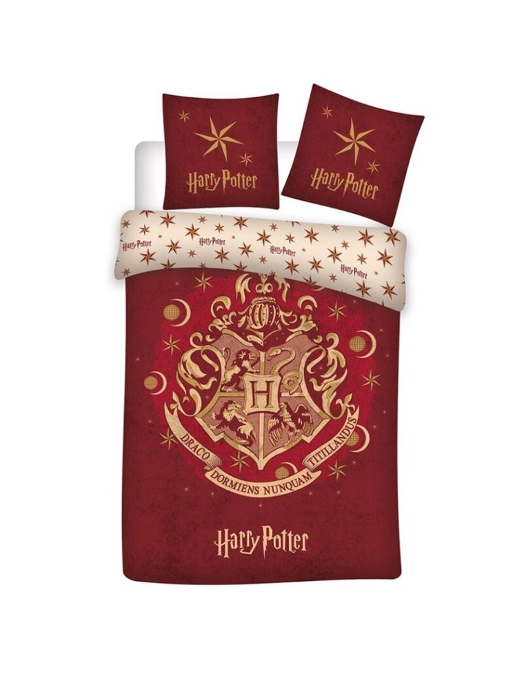 Harry Potter Copripiumino Letto Hogwarts Cotone 90cm Warner Bros.