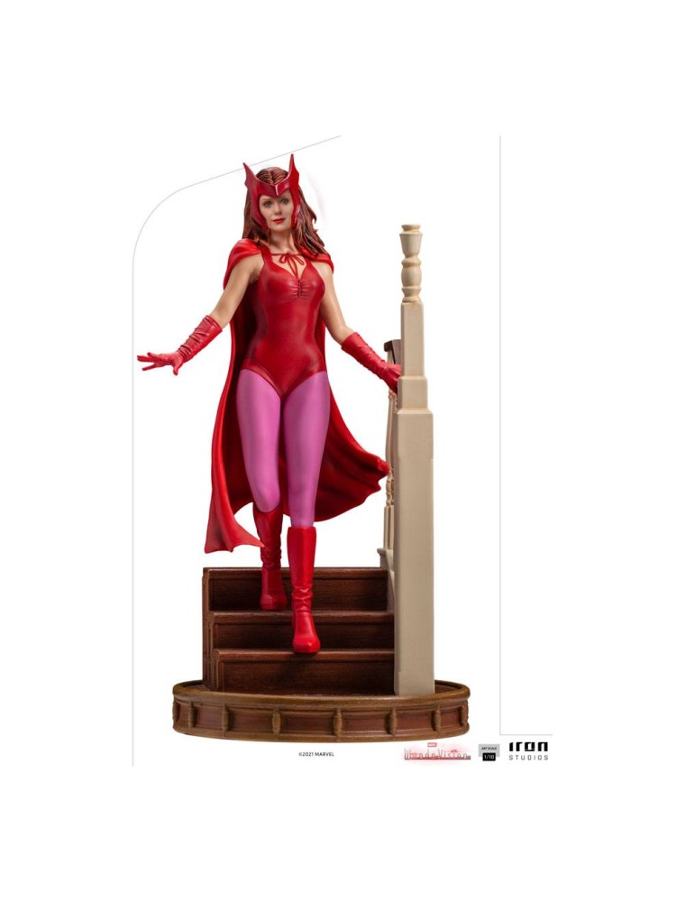 Wandavision Art Scale Statua 1/10 Wanda Halloween Version 23 Cm Iron Studios