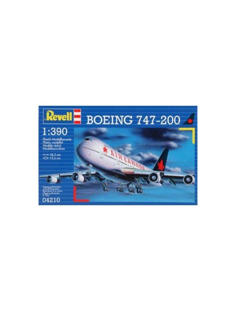 REVELL 04210 BOEING 747-200 1:390 KIT Modellino