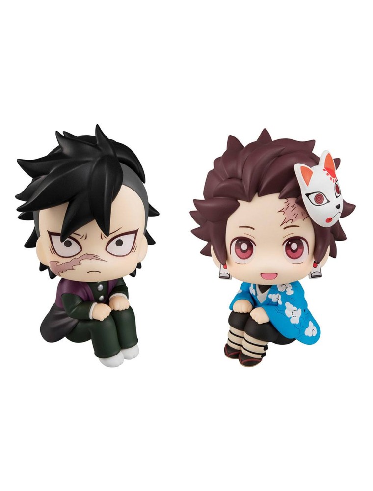 Demon Slayer Kimetsu No Yaiba Look Up Pvc Statuas Genya & Tanjiro Final Selection Ltd Ver. 11 Cm Megahouse