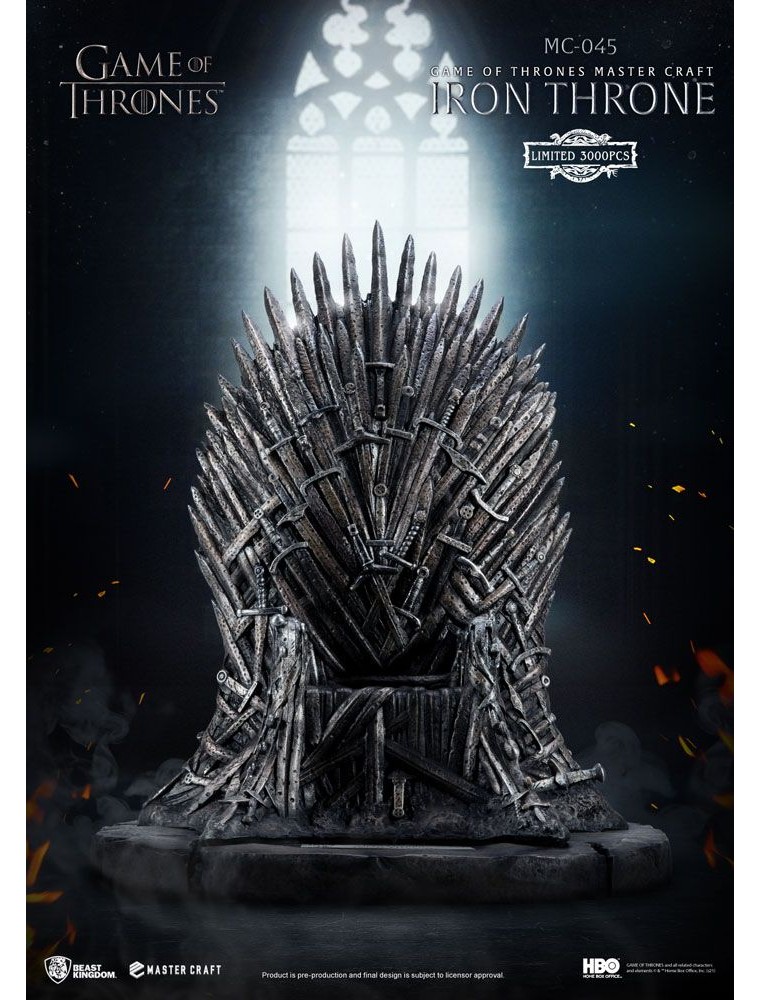 Il Trono Di Spade Master Craft Statua Iron Throne 41 Cm Beast Kingdom Toys