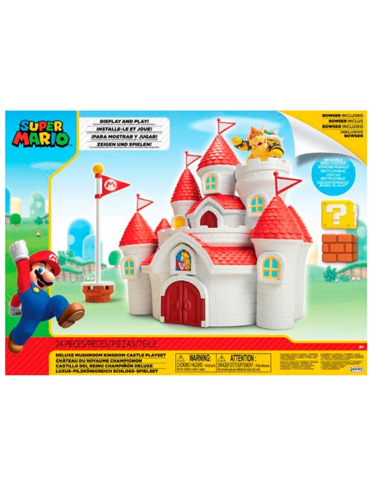 Nintendo Super Mario Mushroom Kingdom Castle playset Jakks Pacific