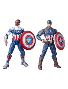 Marvel Legends Action Figura 2-pack  2022 Captain America: Sam Wilson & Steve Rogers 15 Cm Hasbro