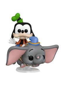 Walt Disney World 50th Anniversary Pop! Rides Super Deluxe Vinile Figura Dumbo W/goofy 15 Cm Funko