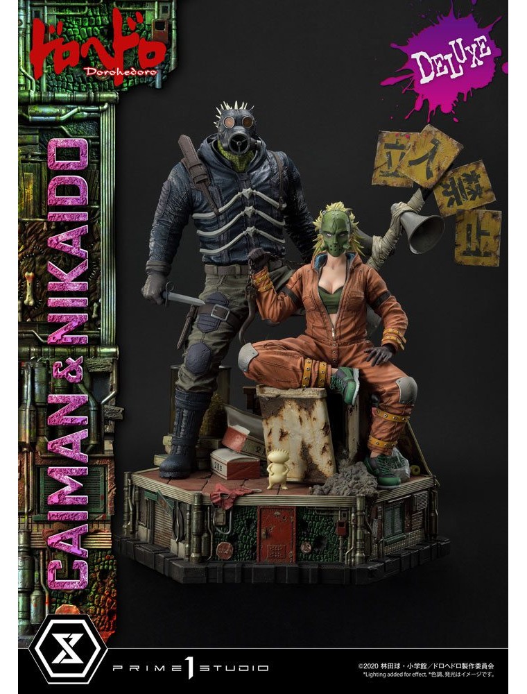 Dorohedoro Statua 1/4 Caiman & Nikaido Deluxe Version 66 Cm Prime 1 Studio