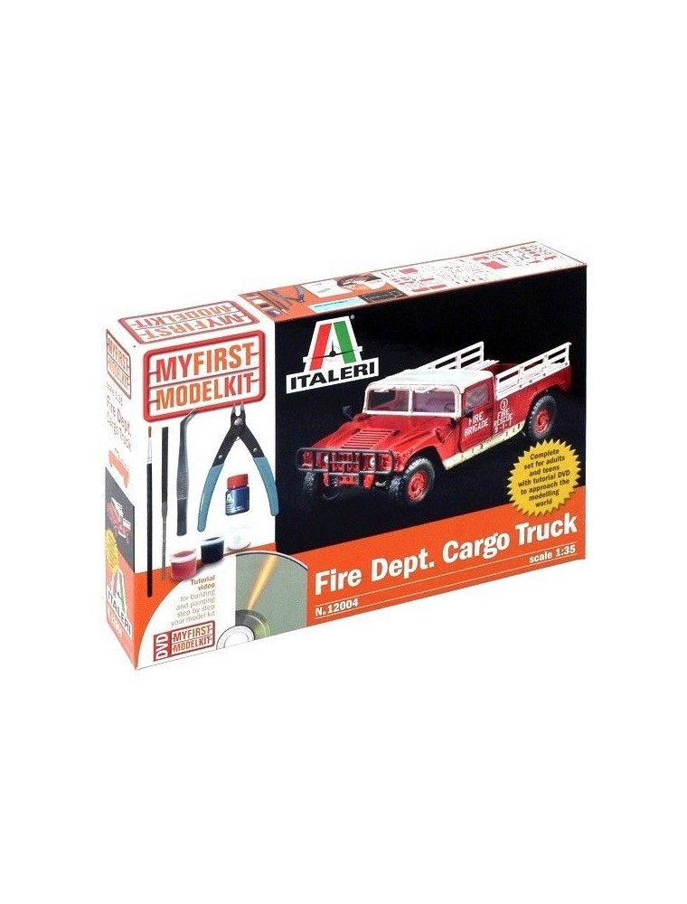 Italeri IT12004 FIRE DEPARTEMENT CARGO TRUCK KIT 1:35 Modellino