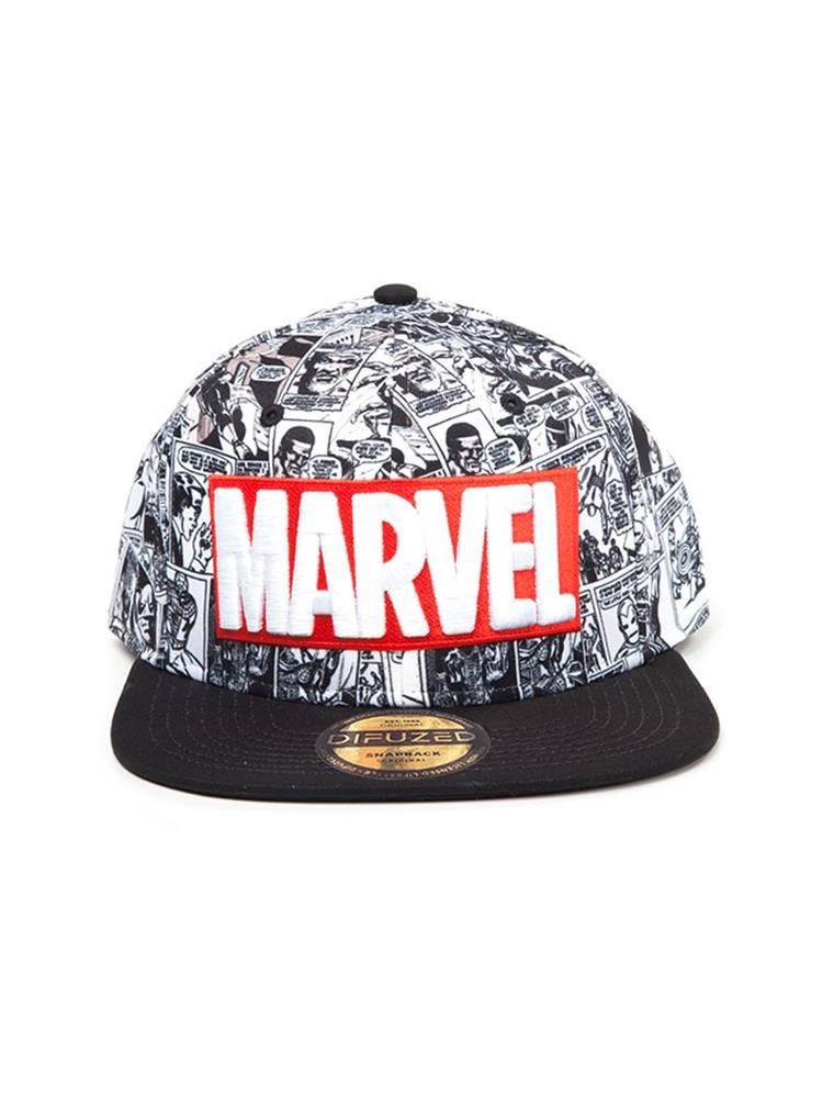 Cap Marvel Classic Red E White Logo Cappellini - Gadget