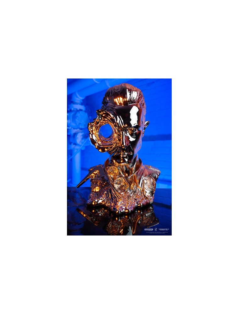 TERMINATOR T-1000 LIQUID METAL ART MASK BUSTO PURE ARTS