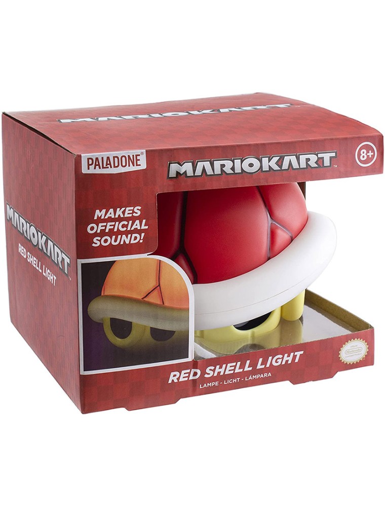 PALADONE LAMPADA GUSCIO ROSSO MARIO KART GADGET