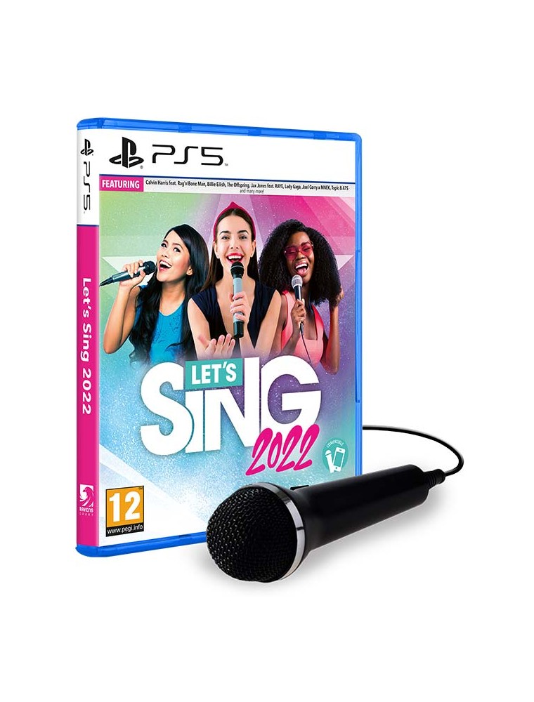 LET'S SING 2022 + 1 MICROFONO PARTY GAME - PLAYSTATION 5