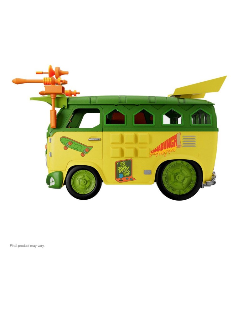 Tartarughe Ninja Ultimates Vehicle Party Wagon 51 X 35 Cm Super7