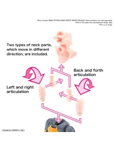 30MS OPT HAND PARTS WHITE/BLACK MODEL KIT BANDAI MODEL KIT