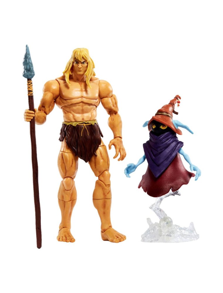 Masters Of The Universe: Revelation Masterverse Action Figures 2022 Deluxe Savage He-Man & Orko 18 Cm Mattel