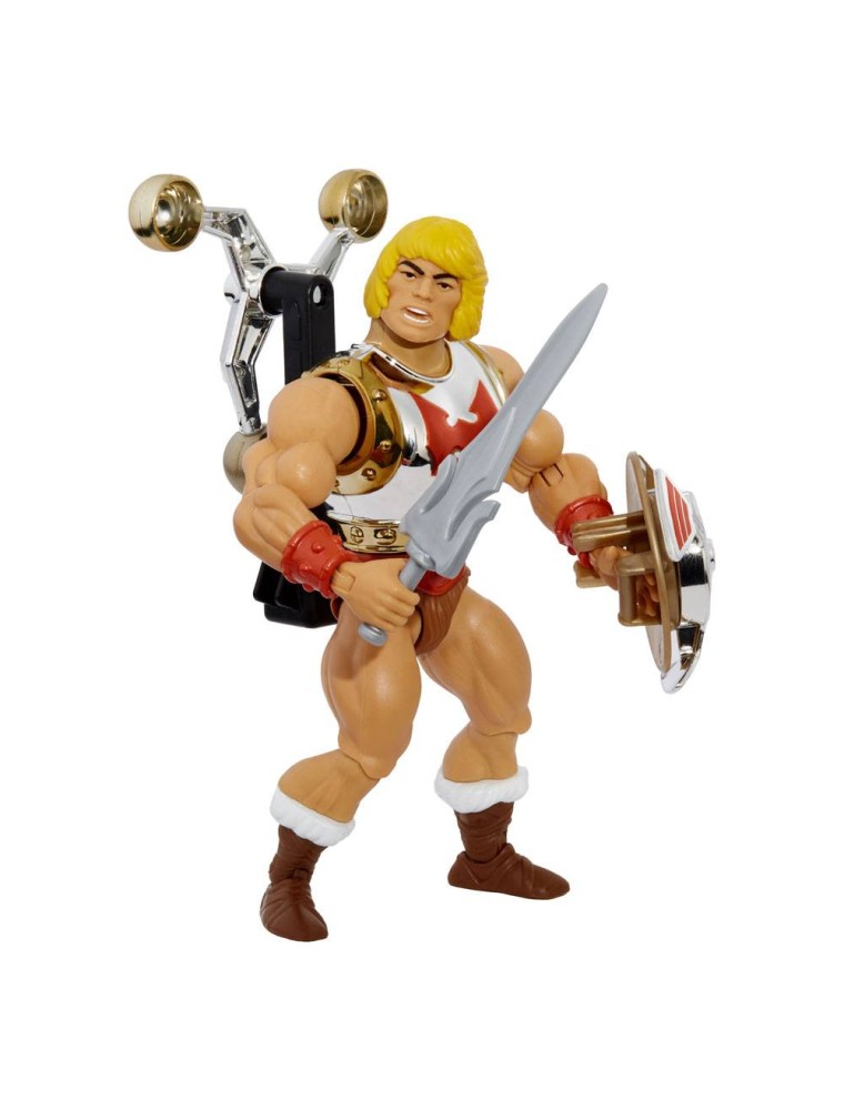 Masters Of The Universe Origins Deluxe Action Figura 2022 Flying Fists He-man 14 Cm Mattel