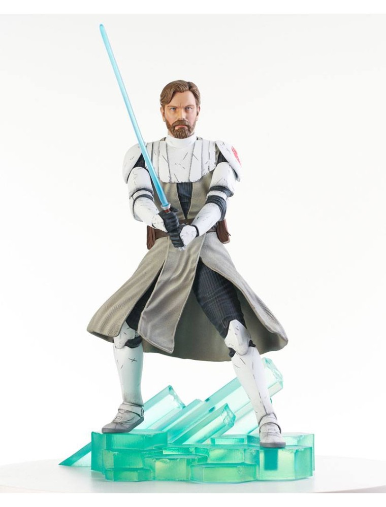 Star Wars The Clone Wars Premier Collection 1/7 Obi-Wan Kenobi 27 Cm Gentle Giant