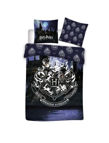 Harry Potter Hogwarts Microfibre Copripiumino Letto Warner Bros.