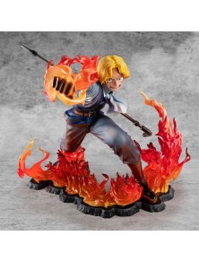 One Piece Statua L'Eredità di Sabo Pugno di Fuoco Edizione Limitata 15 Cm Megahouse