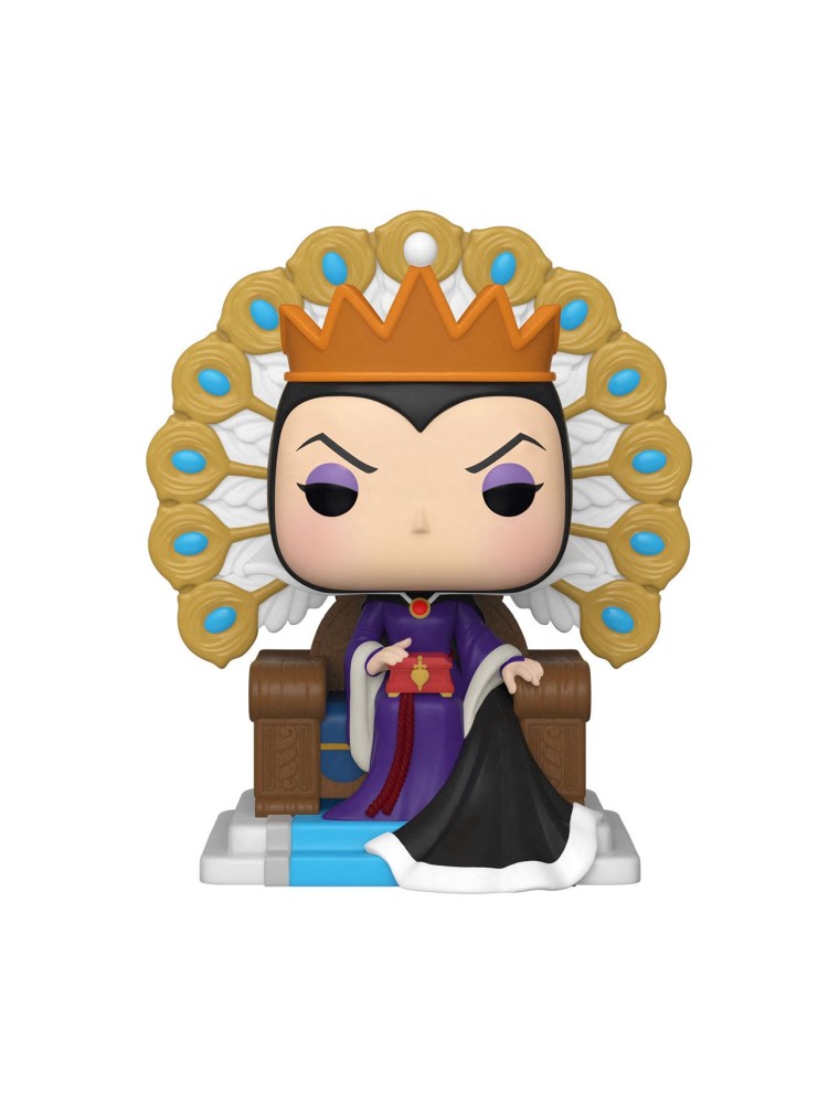 Disney Villains Funko Pop! Deluxe Vinile Figura Regina Cattiva sul Trono 9 Cm