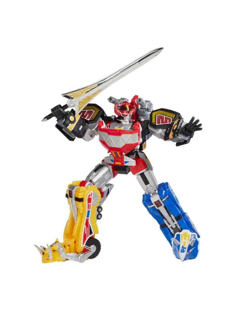 Mighty Morphin Power Rangers Fulminecollection Zord Ascension Project Action Figura 2022 1/144 Dino Megazord 28 Cm Hasbro