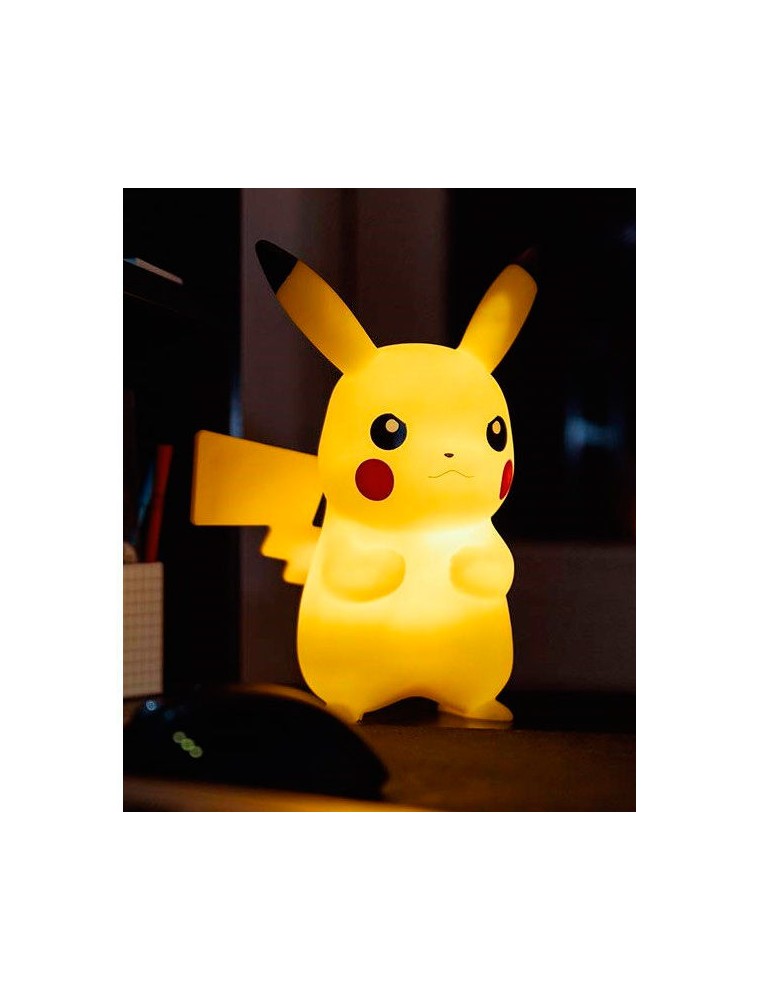 Pokemon Pikachu 3d Lampada Led 25cm Teknofun