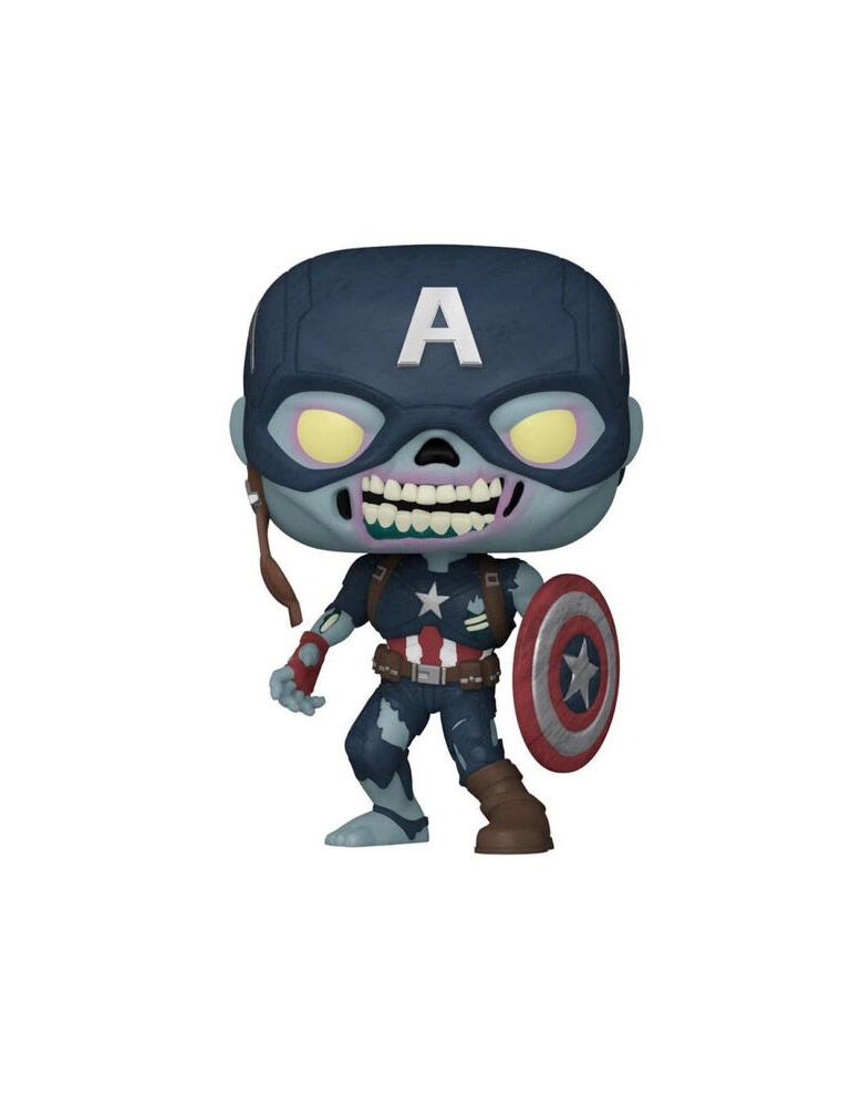 Marvel What If Zombie Funko Pop Figura Captain America Esclusiva 25cm