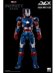 Infinity Saga Dlx Action Figura 1/12 Iron Patriot 17 Cm Threezero