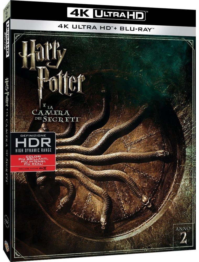 Harry Potter e La Camera dei Segreti 4K Ultra HD + Blu-Ray Warner Bros.