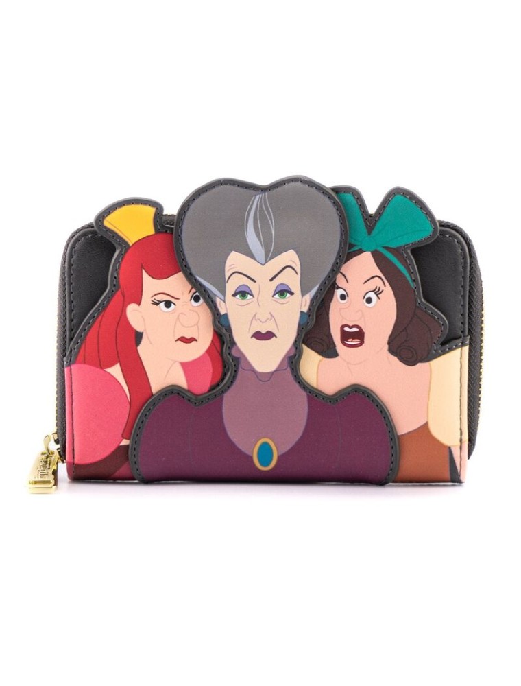 Disney Cinderella Evil Stepmother E Stepsisters Villains Portafoglio Loungefly