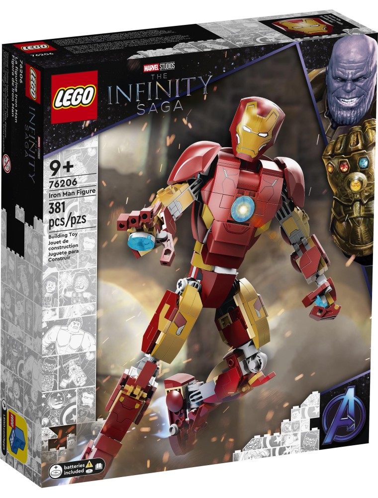 LEGO MARVEL SUPER HEROES 76206 - PERSONAGGIO DI IRON MAN