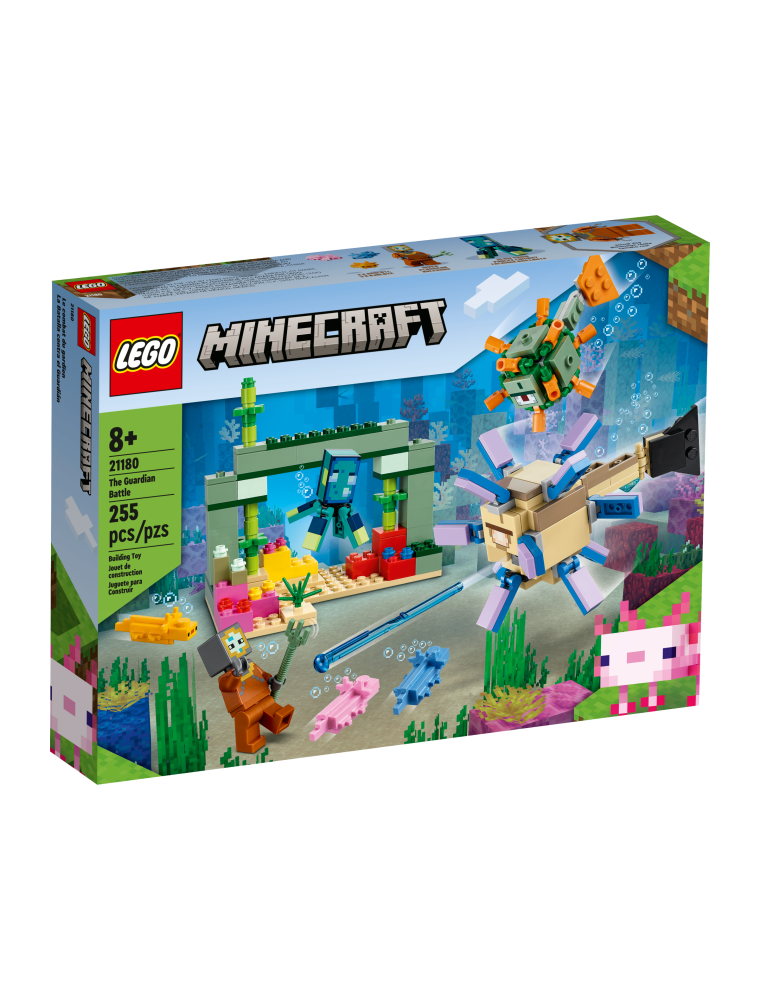 LEGO MINECRAFT 21180 - LA BATTAGLIA DEL GUARDIANO