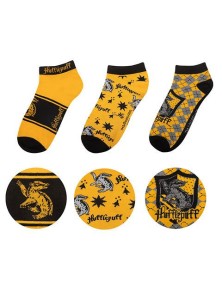 Harry Potter Ankle Calzini 3-pack Tassorosso Cinereplicas