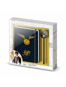 Harry Potter Diario Avorio + Penna Fashion Boccino d'Oro Karactermania