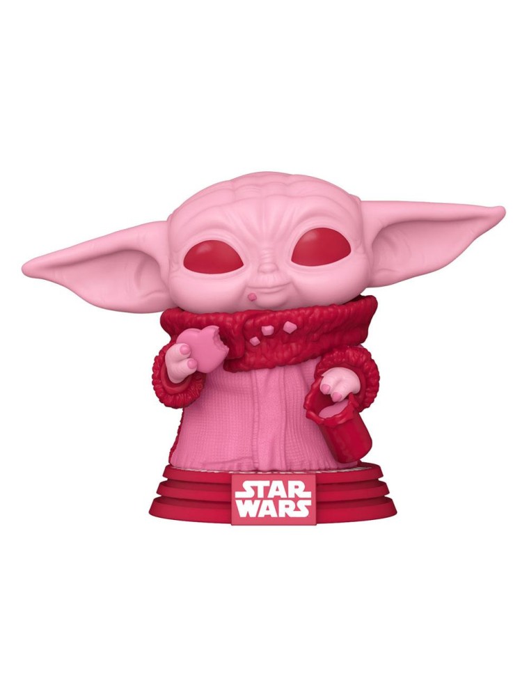 Star Wars Valentines Pop! Star Wars Vinile Figura Grogu 9 Cm Funko