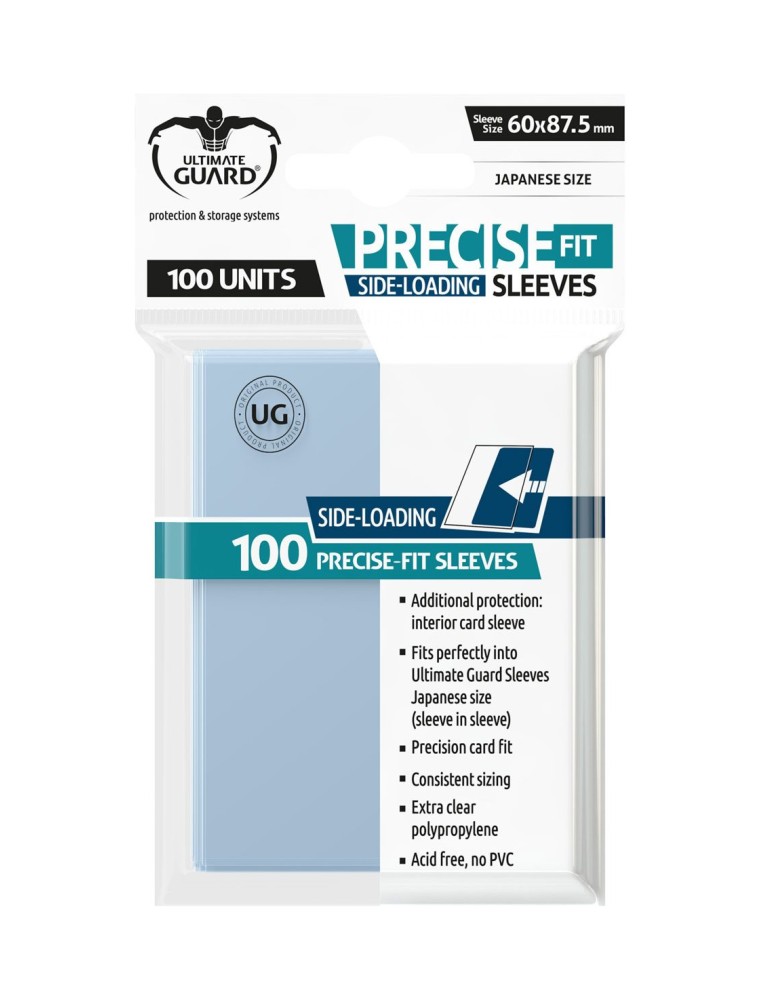 Ultimate Guard Precise-Fit Sleeves Side-Loading Japanese Size Transparent (100) Ultimate Guard