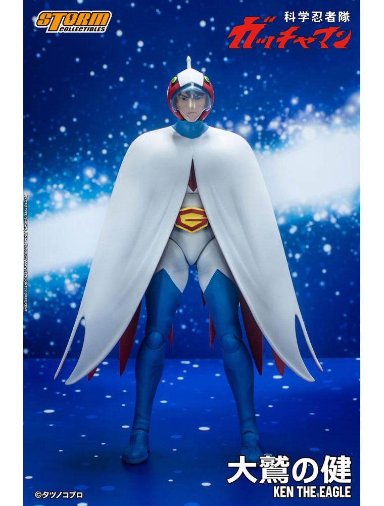 Gatchaman Action Figura 1/12 Ken The Eagle 18 Cm Storm Collectibles