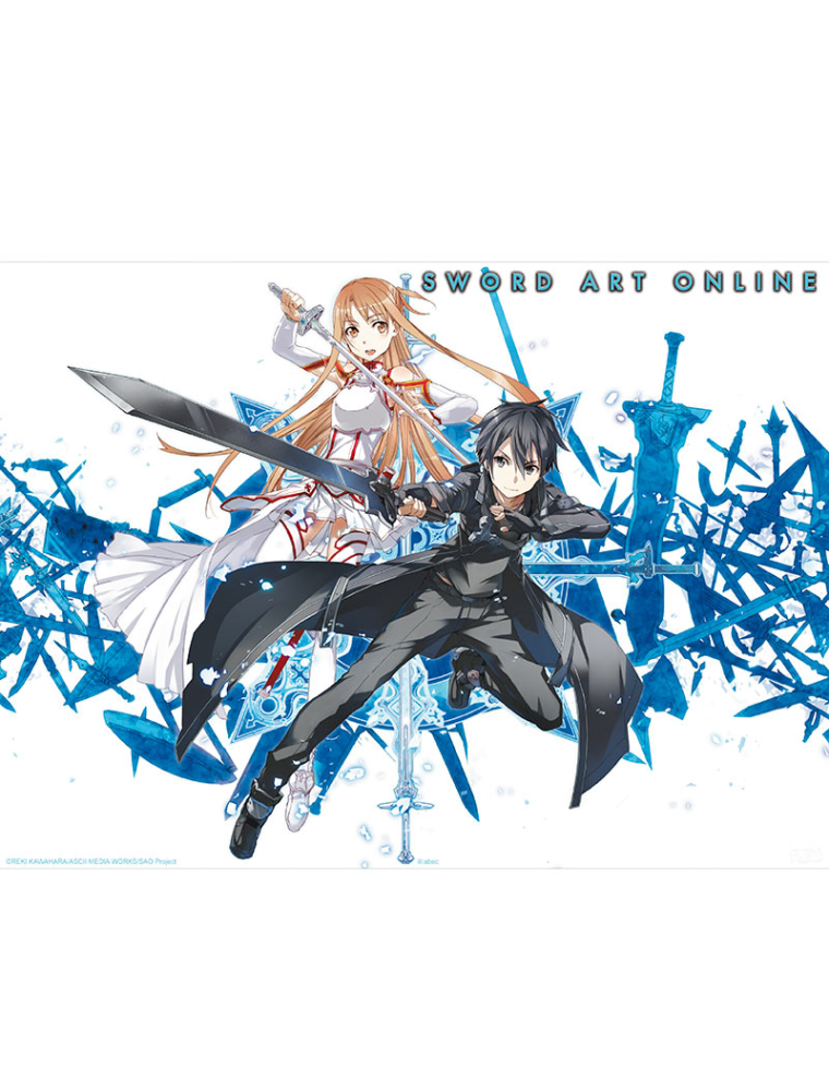 Sword Art Online - Poster Asuna & Kirito (52x38) ABYSTYLE