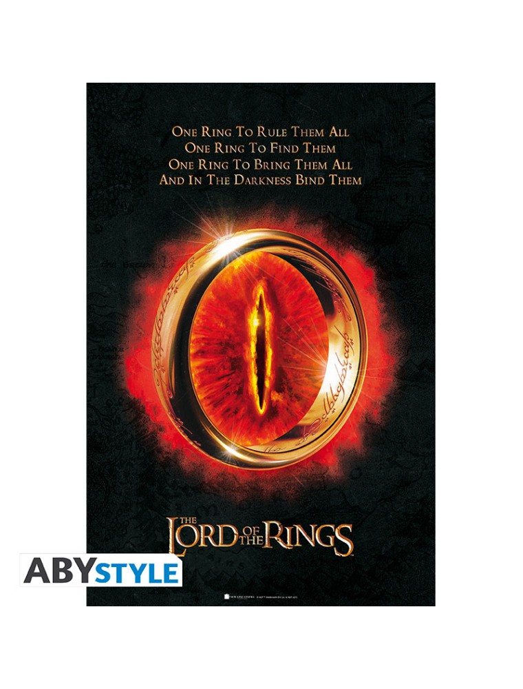 Il Signore Degli Anelli - Poster « The One Ring » (91.5x61)