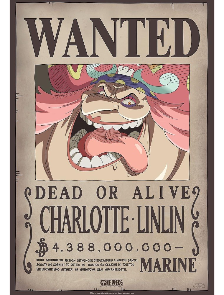 One Piece - Poster Ricercata "Wanted Big Mom" 52 x 35 cm AbyStyle