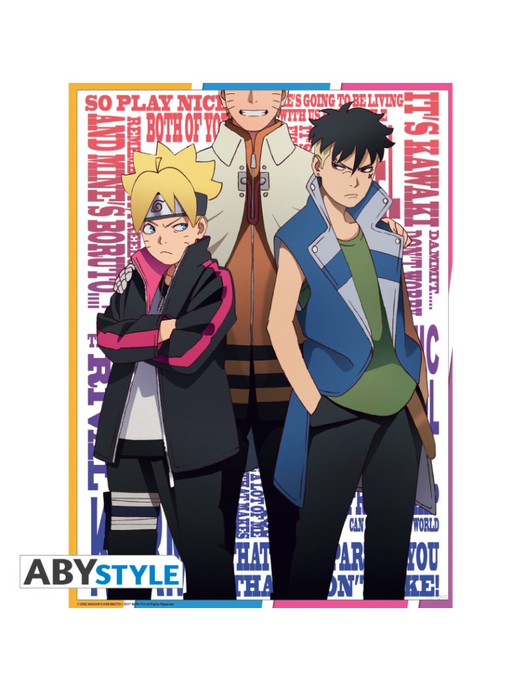 Boruto - Poster "boruto & Kawaki" (52x38)