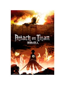 Attack On Titan - Key Art -...