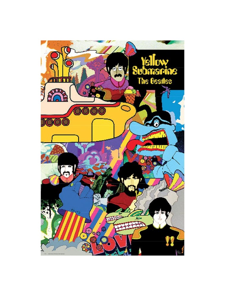 The Beatles - Poster "yellow Submarine" (91.5x61)