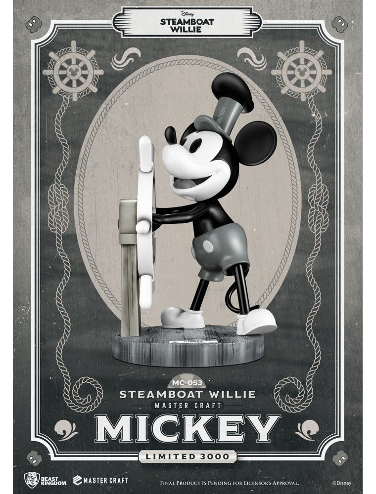 Steamboat Willie Master Craft Statua Mickey 46 Cm Beast Kingdom Toys