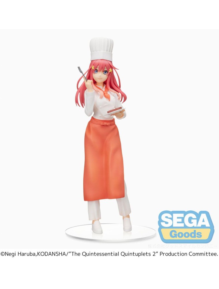 The Quintessential Quintuplets 2 Spm Pvc Statua Itsuki Nakano Cook Ver. 23 Cm Sega