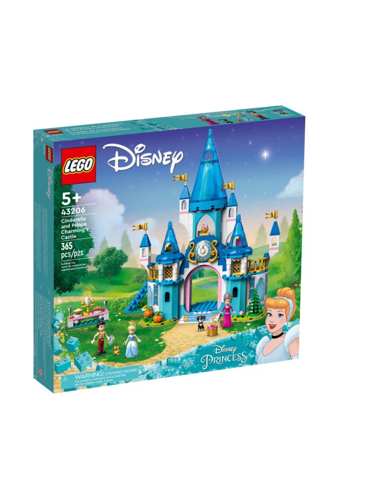 LEGO DISNEY PRINCESS 43206 - IL CASTELLO DI CENERENTOLA E DEL PRINCIPE AZZURRO