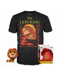 Set Pop Figura & Tee Disney Il Re Leone Mufasa Funko