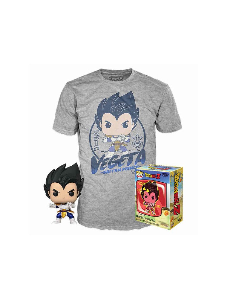 Set Pop Figura & Tee Dragon Ball Z Vegeta Funko