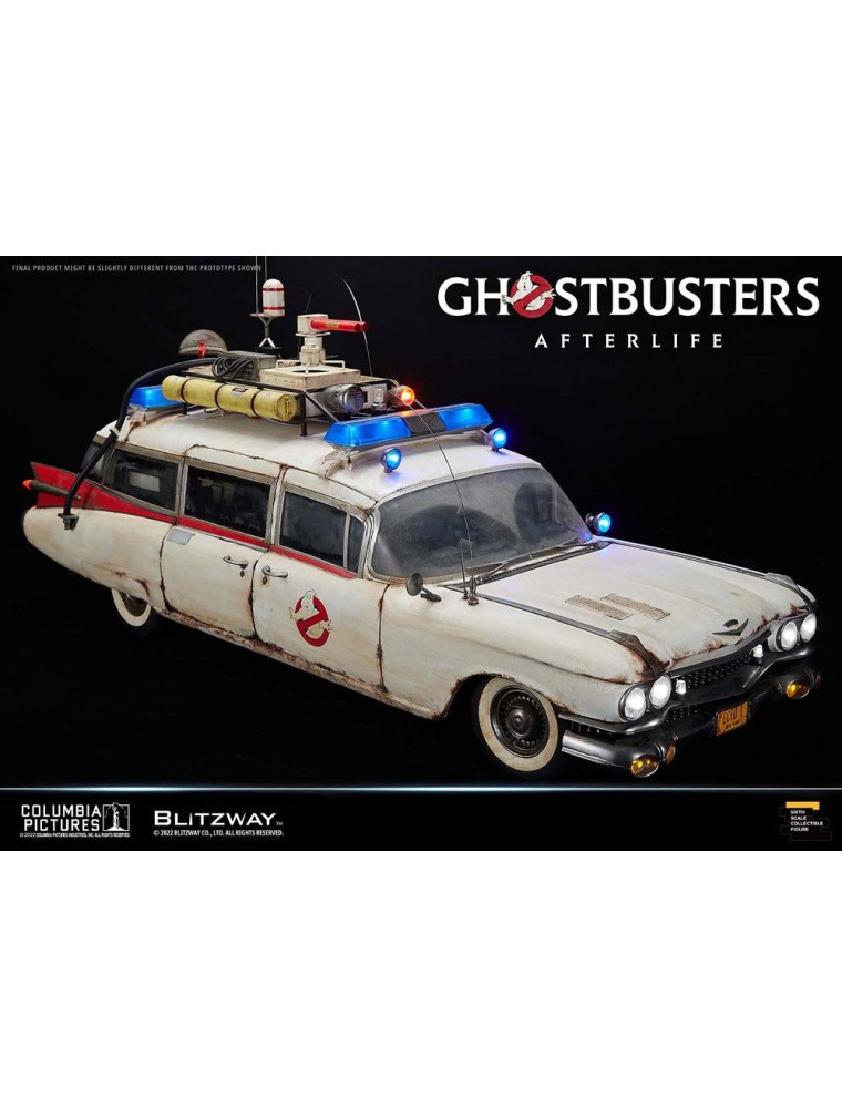 Ghostbusters: Afterlife Vehicle 1/6 ECTO-1 1959 Cadillac 116 Cm Blitzway