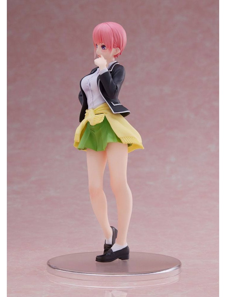 The Quintessential Quintuplets Pvc Statua Nakano Ichika Uniforme Ver. Renewal 20 Cm Taito Prize